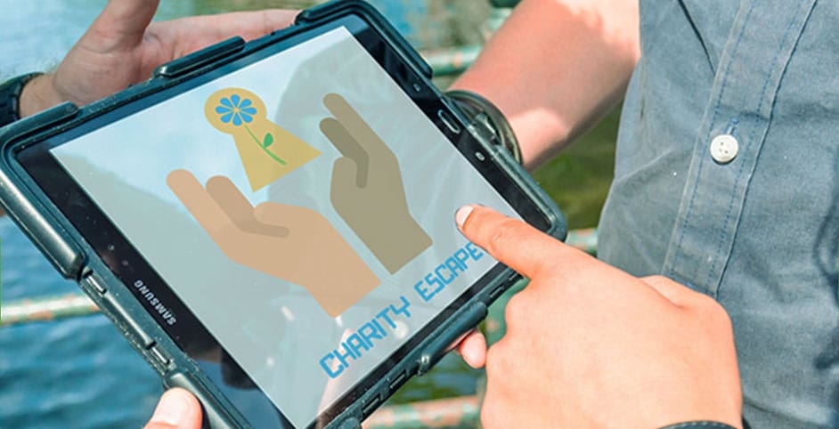 Charity Escape tablet